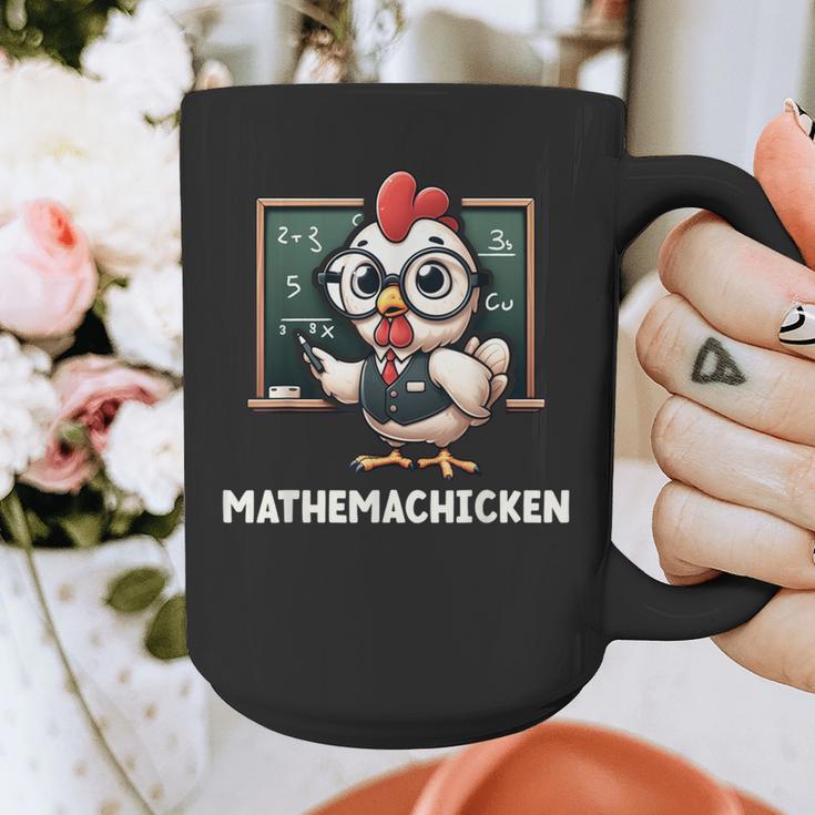 Math Teacher Chicken Mathemachicken Pun Graphic Print Coffee Mug, funny design Math Teacher Chicken Mathemachicken Pun Graphic Print Coffee Mug, funny design