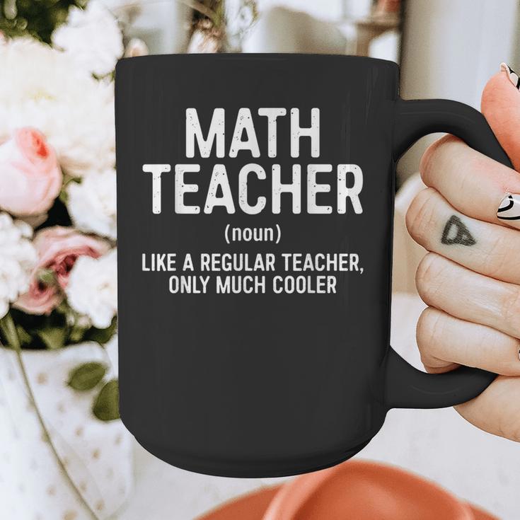 Math Teacher Definition Shirt Men Women Teacher Graphic Print Coffee Mug, funny design