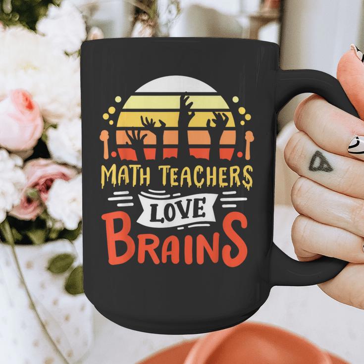 Math Teachers Love Brains Halloween Costume Zombie For Men Women Graphic Print Coffee Mug, funny design Math Teachers Love Brains Halloween Costume Zombie For Men Women Graphic Print Coffee Mug, funny design