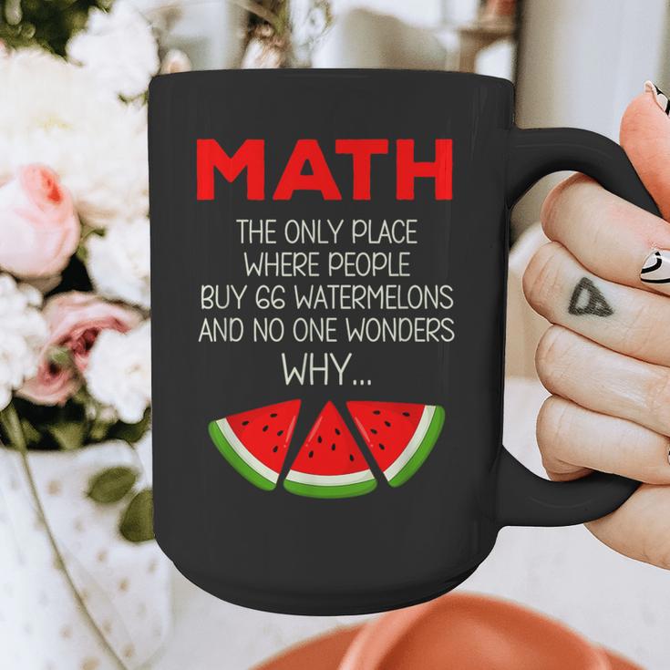 Math Watermelon Calculation Joke Teacher Student Graphic Print Coffee Mug, funny design Math Watermelon Calculation Joke Teacher Student Graphic Print Coffee Mug, funny design