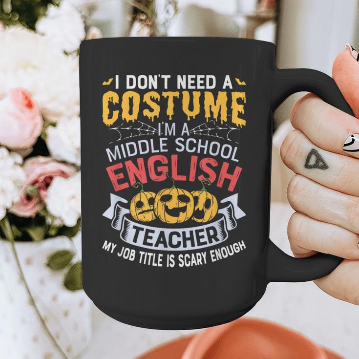 Middle School English Teacher Halloween Costume For Men Women Graphic Print Coffee Mug, English Teacher Gifts, funny design Middle School English Teacher Halloween Costume For Men Women Graphic Print Coffee Mug, English Teacher Gifts, funny design