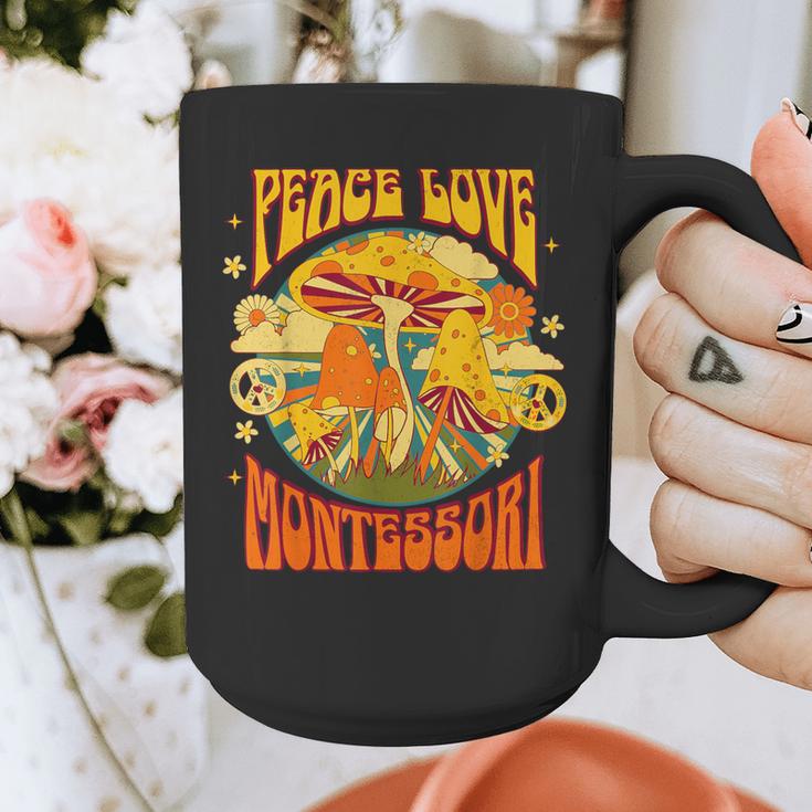 Montessori School Montessori Teacher Peace Love Montessori For Men Women Graphic Print Coffee Mug, funny design Montessori School Montessori Teacher Peace Love Montessori For Men Women Graphic Print Coffee Mug, funny design