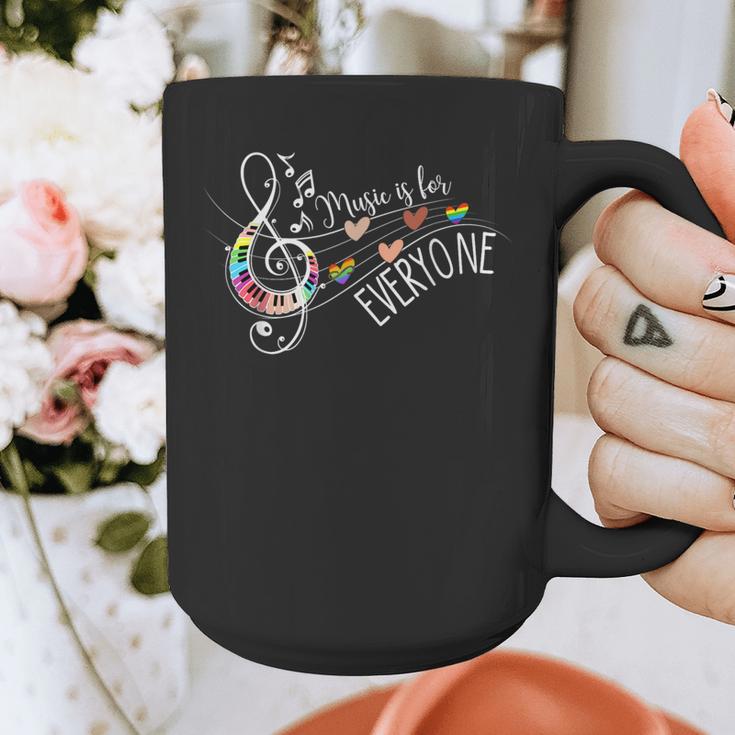 Music Is For Everyone Music Teacher Graphic Print Coffee Mug, funny design Music Is For Everyone Music Teacher Graphic Print Coffee Mug, funny design