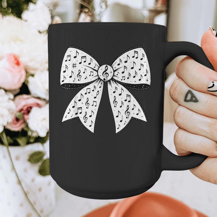 Music Notes Coquette Bow Music Teacher School Musician Band Graphic Print Coffee Mug, funny design Music Notes Coquette Bow Music Teacher School Musician Band Graphic Print Coffee Mug, funny design