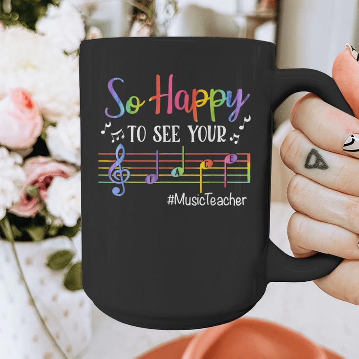 Music Teacher So Happy To See Your Face Back To School Graphic Print Coffee Mug, funny design Music Teacher So Happy To See Your Face Back To School Graphic Print Coffee Mug, funny design
