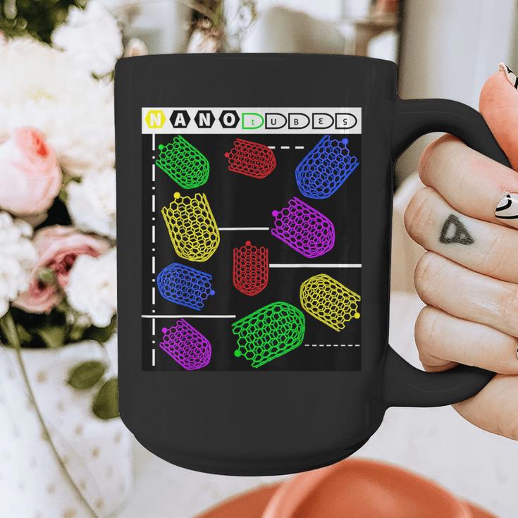 Nerdy Forms Nanotubes Chemistry Teacher Geek Graphic Print Coffee Mug, funny design