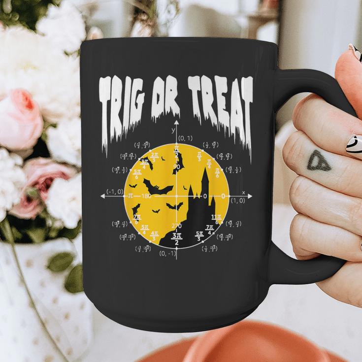 Nerdy Trig Or Treat Halloween Costume Math Teacher Graphic Print Coffee Mug, funny design Nerdy Trig Or Treat Halloween Costume Math Teacher Graphic Print Coffee Mug, funny design