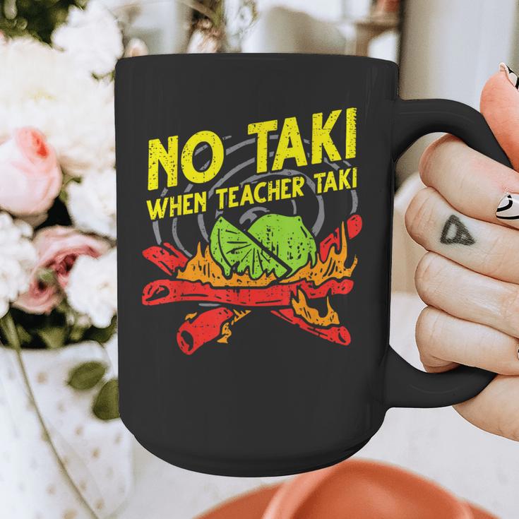 No Taki When Teacher Taki Education Classroom Teacher For Men Women Girls Kids Graphic Print Coffee Mug, funny design No Taki When Teacher Taki Education Classroom Teacher For Men Women Girls Kids Graphic Print Coffee Mug, funny design