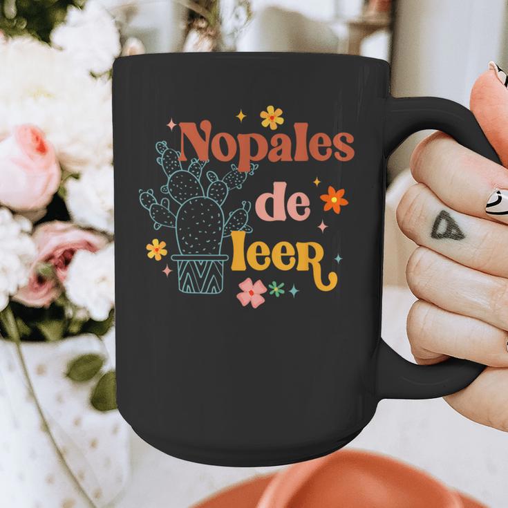 Nopales De Leer Spanish Teacher Maestra Cactus Bilingual Graphic Print Coffee Mug, funny design Nopales De Leer Spanish Teacher Maestra Cactus Bilingual Graphic Print Coffee Mug, funny design