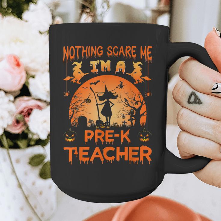 Nothing Scare Me I'm a Pre-k Teacher Matching Halloween For Men Women Graphic Print Coffee Mug, funny design Nothing Scare Me I'm a Pre-k Teacher Matching Halloween For Men Women Graphic Print Coffee Mug, funny design