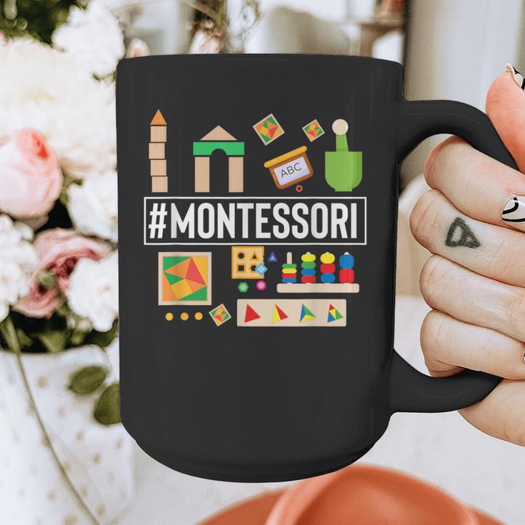 Novelty Montessori Studying Learning Schooling Teacher Love For Men Women Graphic Print Coffee Mug, funny design