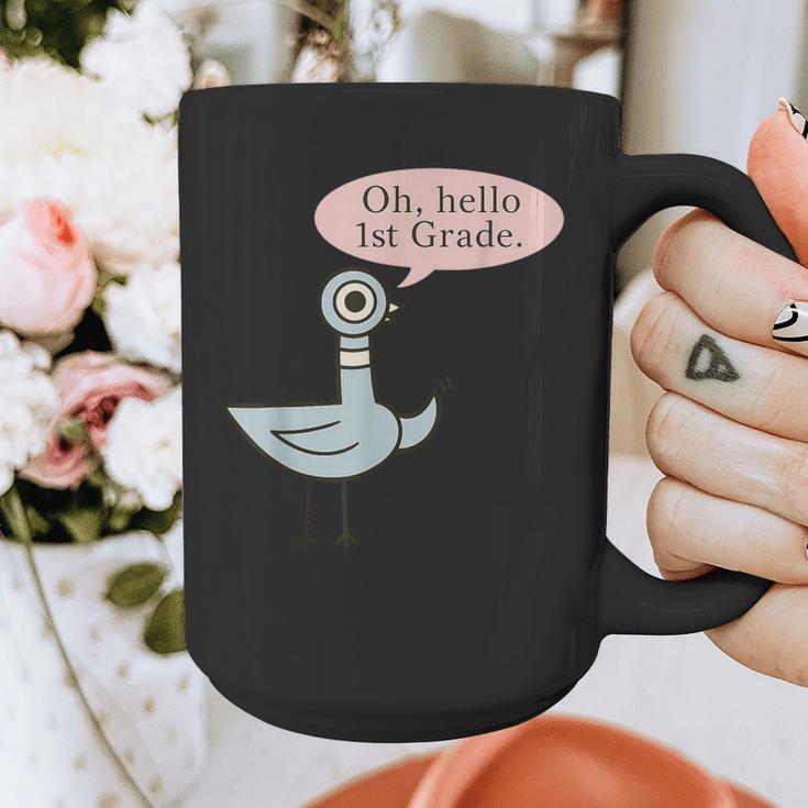 Oh Hello First Graders Cute Pigeon 1st Grade Teacher Graphic Print Coffee Mug, First Grade Teacher Gifts, funny design Oh Hello First Graders Cute Pigeon 1st Grade Teacher Graphic Print Coffee Mug, First Grade Teacher Gifts, funny design