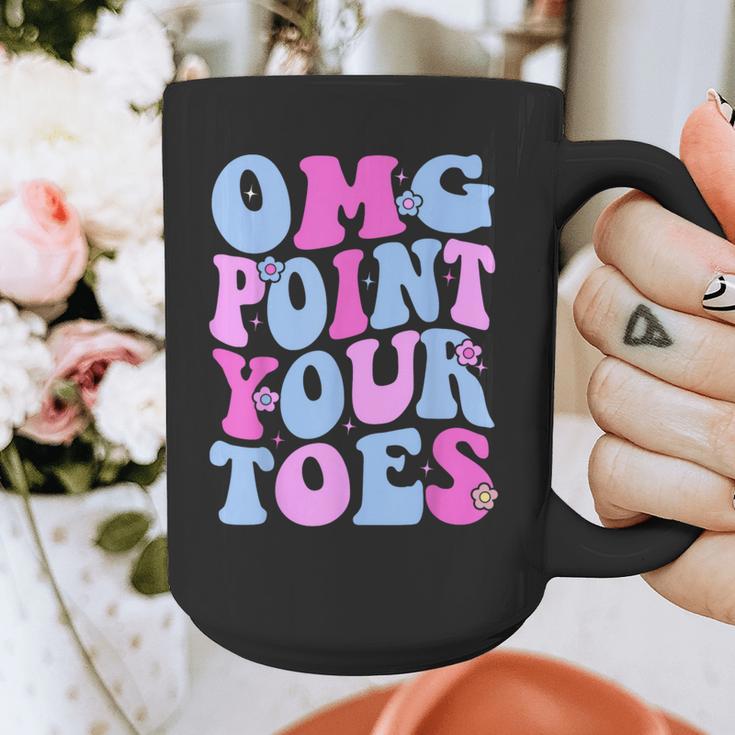 OMG Point Your Toes Dancing Teacher Tap Dancer Dance For Men Women Kids Graphic Print Coffee Mug, funny design