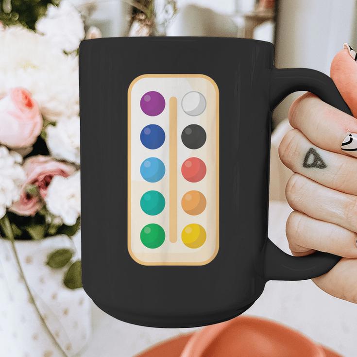 Paint Palette ArtSet Halloween Costume For Teachers Students For Men Women Kids Graphic Print Coffee Mug, funny design