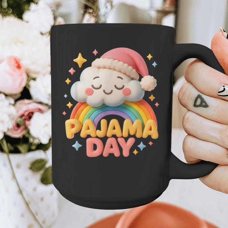 Pajama Day School Spirit Week Sleepy Cloud Teacher Student Graphic Print Coffee Mug, funny design