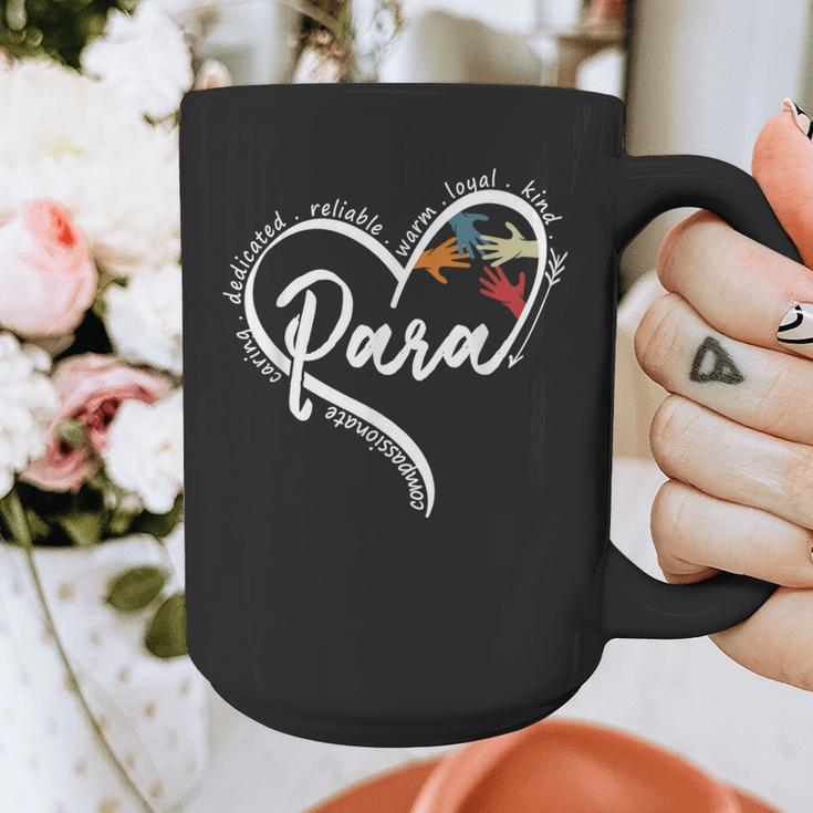 Para Heart Paraprofessional Teacher Paraeducator Graphic Print Coffee Mug, funny design Para Heart Paraprofessional Teacher Paraeducator Graphic Print Coffee Mug, funny design