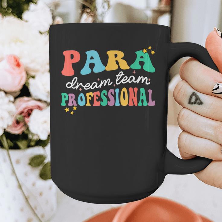 Para Paraprofessional Dream Crew Team Back To School Teacher Graphic Print Coffee Mug, funny design Para Paraprofessional Dream Crew Team Back To School Teacher Graphic Print Coffee Mug, funny design