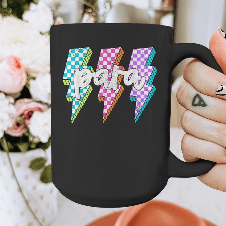 Para Squad Paraprofessional Teacher Lightning Bolt Graphic Print Coffee Mug, funny design Para Squad Paraprofessional Teacher Lightning Bolt Graphic Print Coffee Mug, funny design