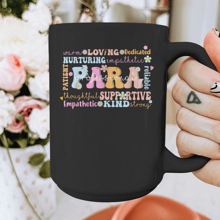 Paraprofessional Back To School Paraeducator Para Teacher Graphic Print Coffee Mug, funny design