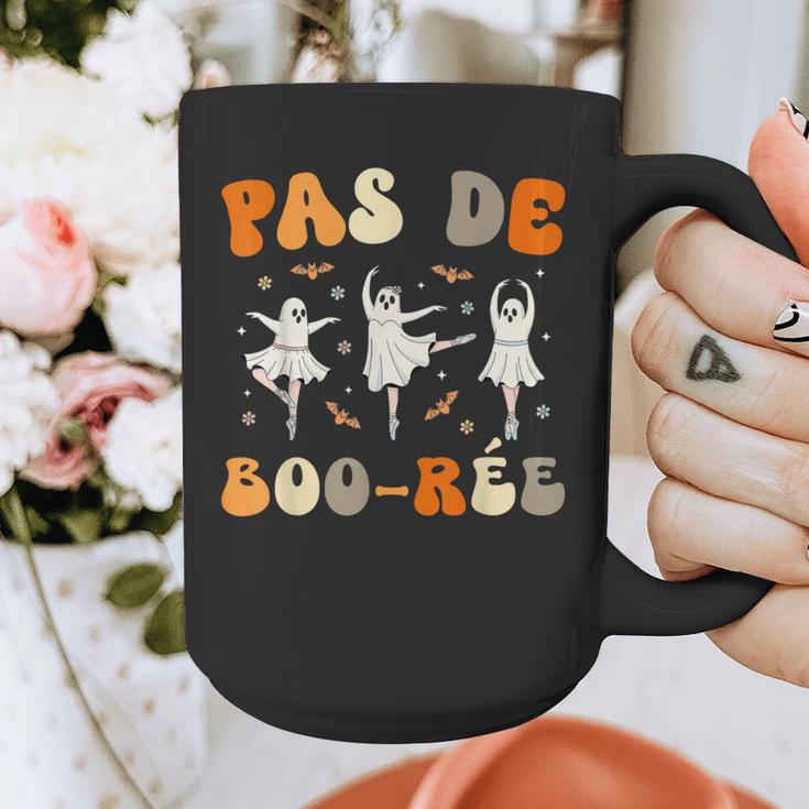 Pas De Boo-Rée Ghost Ballet Dancer Halloween Dance Teacher Graphic Print Coffee Mug, funny design Pas De Boo-Rée Ghost Ballet Dancer Halloween Dance Teacher Graphic Print Coffee Mug, funny design