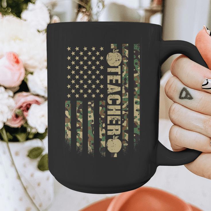 Patriotic Teacher American Flag Camouflage 4th Of July Camo Graphic Print Coffee Mug, funny design Patriotic Teacher American Flag Camouflage 4th Of July Camo Graphic Print Coffee Mug, funny design