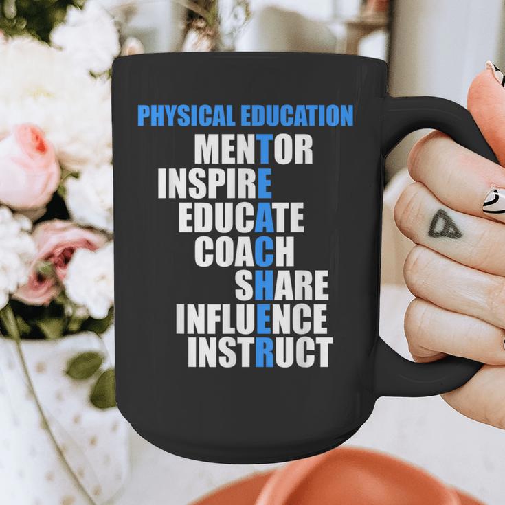 PE Physical Education Teacher For PE Teacher Graphic Print Coffee Mug, Pe Teacher Gifts, funny design