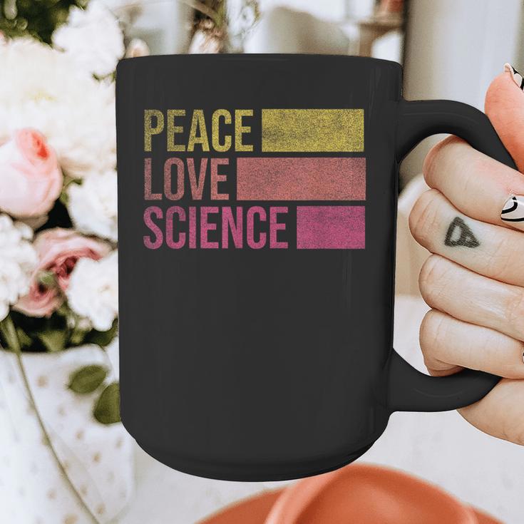 Peace Love Science Lovers Math Chemistry Teacher Graphic Print Coffee Mug, Science Teacher Gifts, funny design Peace Love Science Lovers Math Chemistry Teacher Graphic Print Coffee Mug, Science Teacher Gifts, funny design