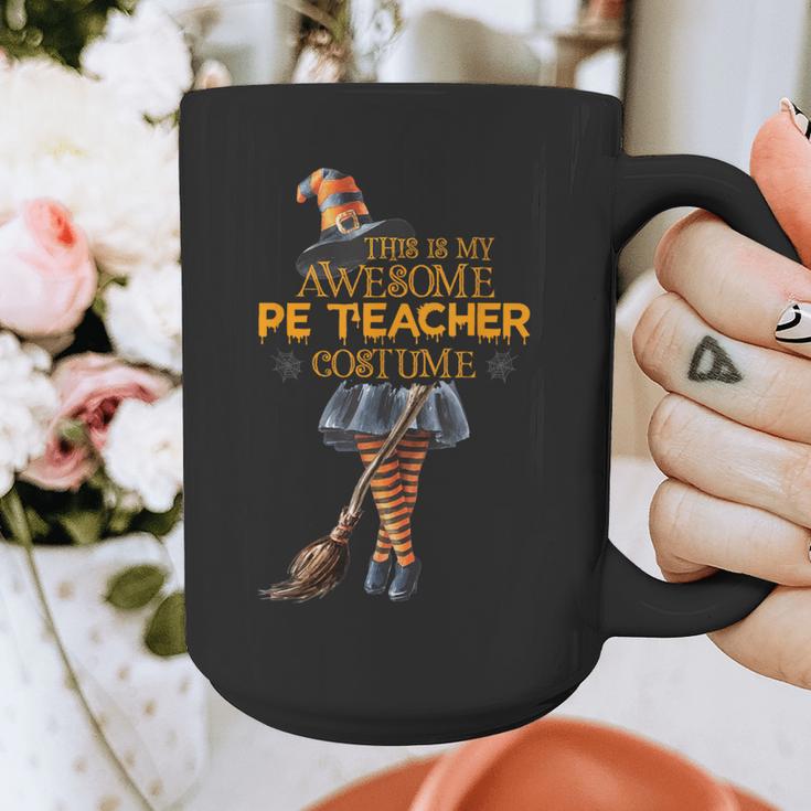 Physical Education Teacher Halloween Costume Witchy Teacher For Men Women Graphic Print Coffee Mug, funny design