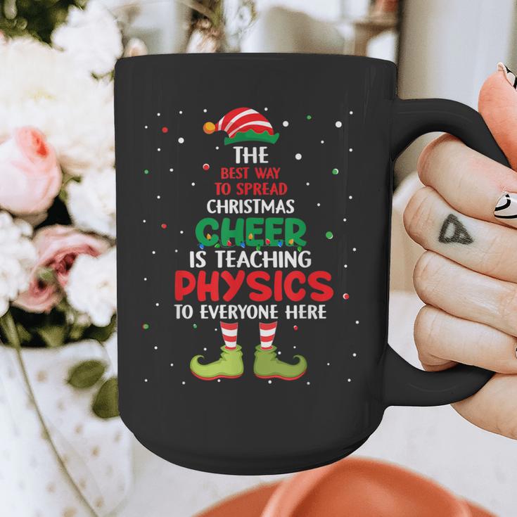 Physics Teacher Christmas Elf Christmas Cheer Graphic Print Coffee Mug, funny design Physics Teacher Christmas Elf Christmas Cheer Graphic Print Coffee Mug, funny design