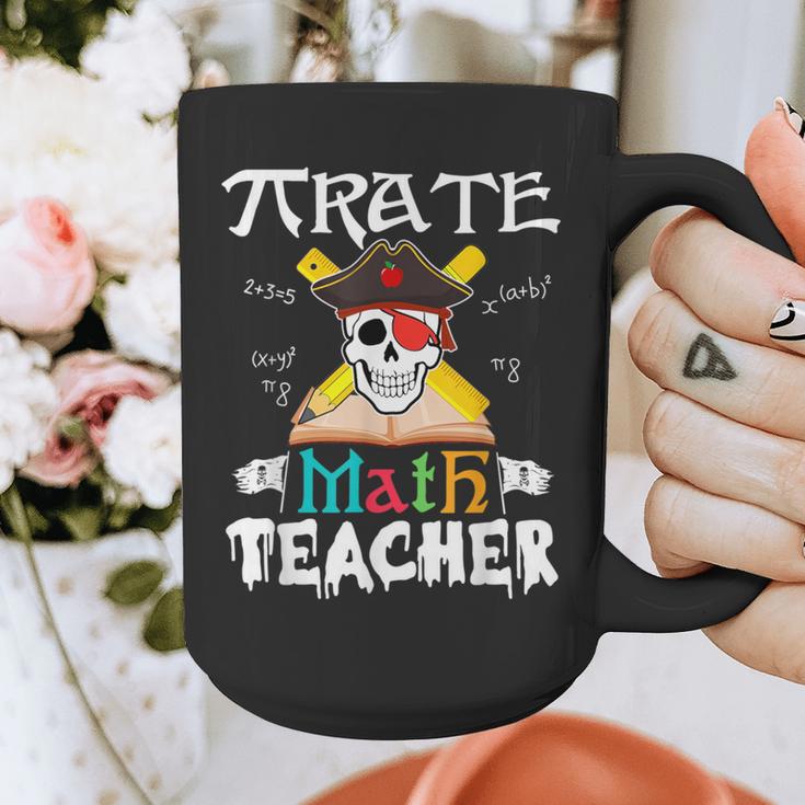 Pirate Math Teacher Skull Pirate Halloween Costume Graphic Print Coffee Mug, funny design Pirate Math Teacher Skull Pirate Halloween Costume Graphic Print Coffee Mug, funny design