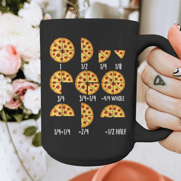 Pizza Slice Fraction Math Teacher Back To School Educational Graphic Print Coffee Mug, funny design Pizza Slice Fraction Math Teacher Back To School Educational Graphic Print Coffee Mug, funny design