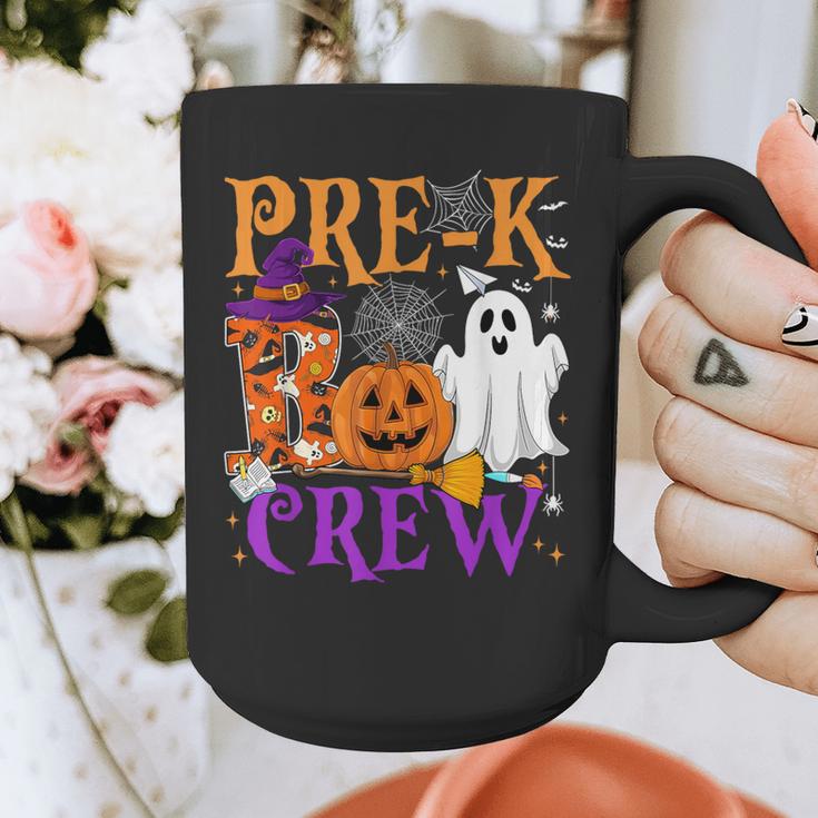 Pre-K Boo Crew Teacher Student Halloween Costume Graphic Print Coffee Mug, funny design