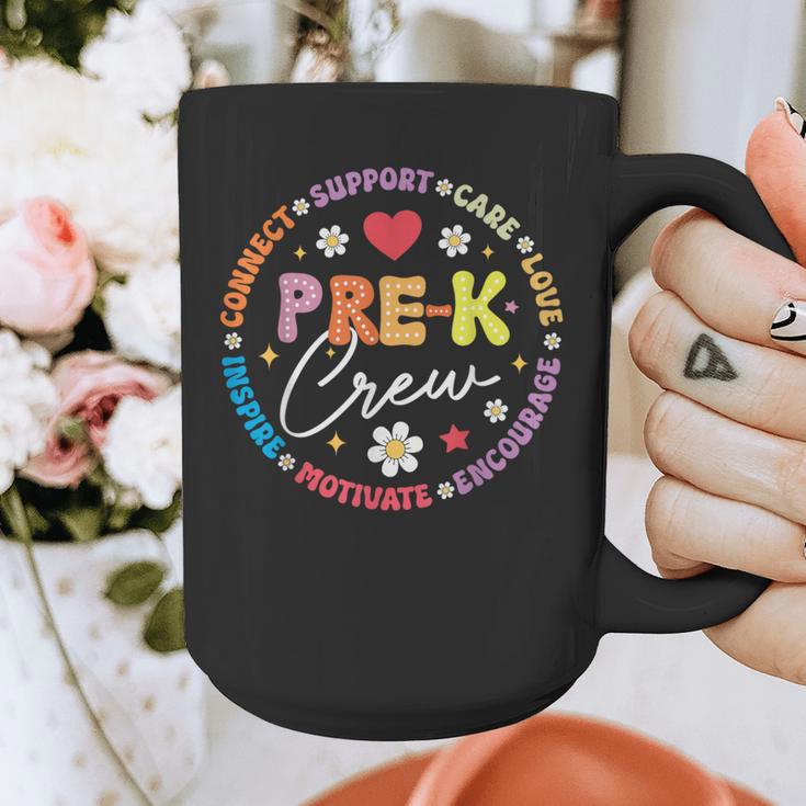 Pre-K Crew 1st Day Of School Preschool Teacher Graphic Print Coffee Mug, funny design Pre-K Crew 1st Day Of School Preschool Teacher Graphic Print Coffee Mug, funny design