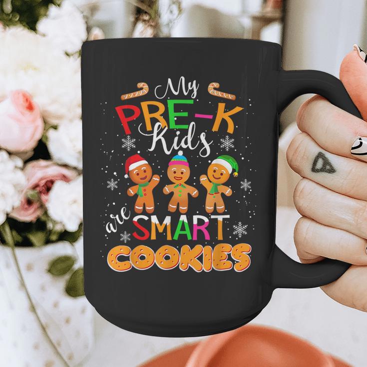 My Pre-K Kids Are Smart Cookies Christmas Teacher Graphic Print Coffee Mug, funny design