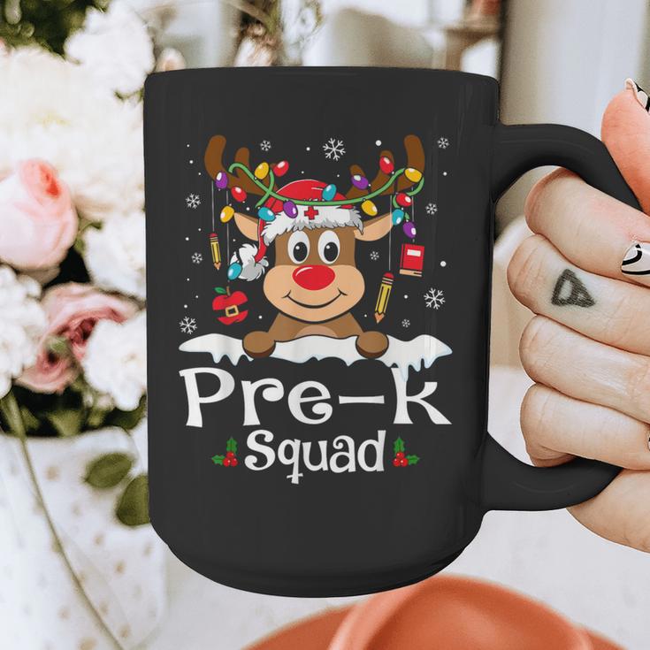 Pre-k Teacher Squad Reindeer Teacher Christmas Graphic Print Coffee Mug, funny design Pre-k Teacher Squad Reindeer Teacher Christmas Graphic Print Coffee Mug, funny design