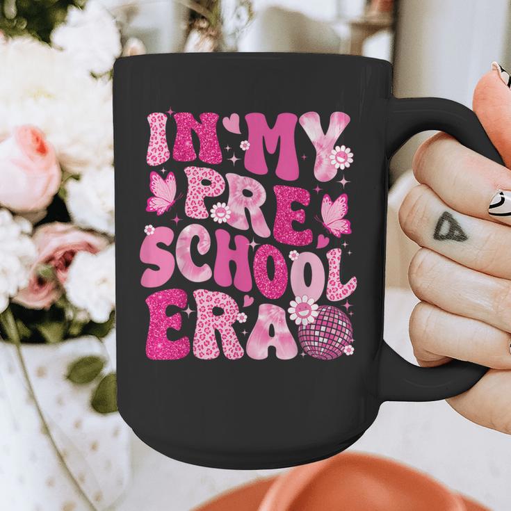 In My Preschool Era Teachers Women Back To School Kids Girls Graphic Print Coffee Mug, funny design