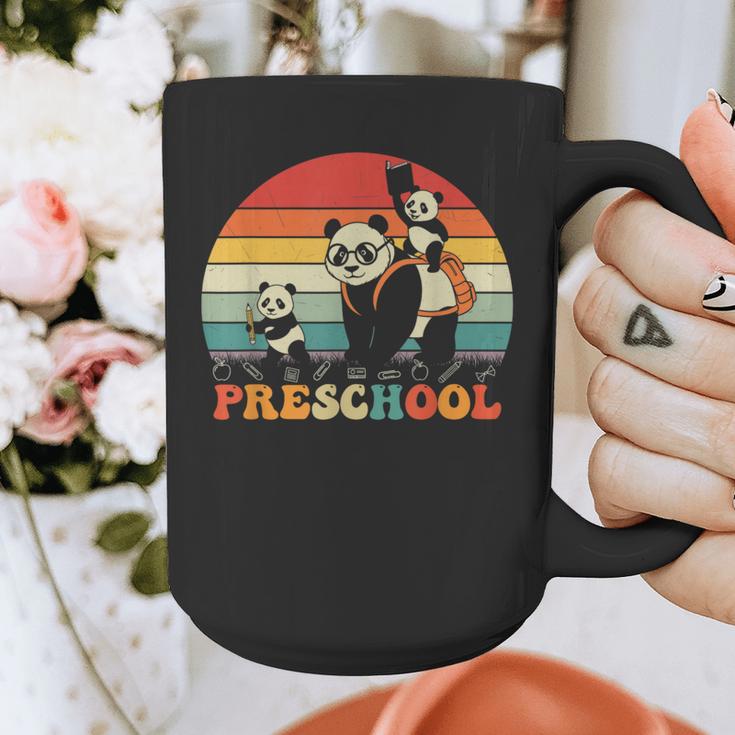Preschool Panda Back To School Teacher Student Graphic Print Coffee Mug, funny design Preschool Panda Back To School Teacher Student Graphic Print Coffee Mug, funny design