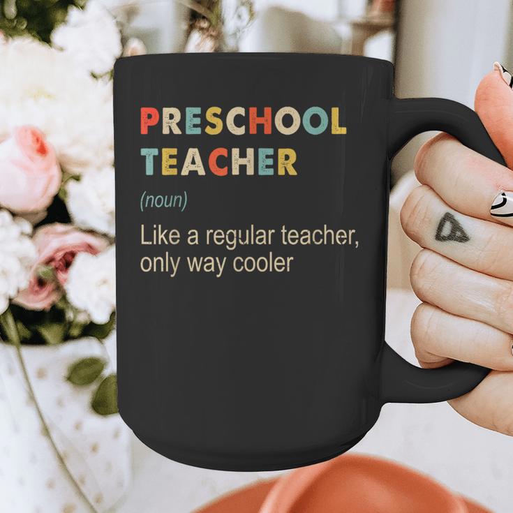 Preschool Teacher Kindergarten Teacher Definition Graphic Print Coffee Mug, funny design