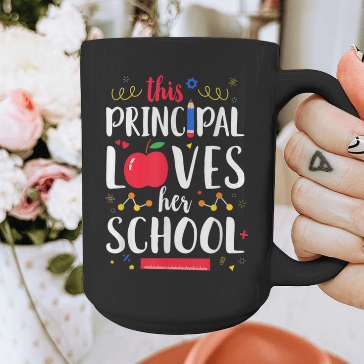 This Principal Loves Her School Teacher Appreciation Graphic Print Coffee Mug, funny design This Principal Loves Her School Teacher Appreciation Graphic Print Coffee Mug, funny design