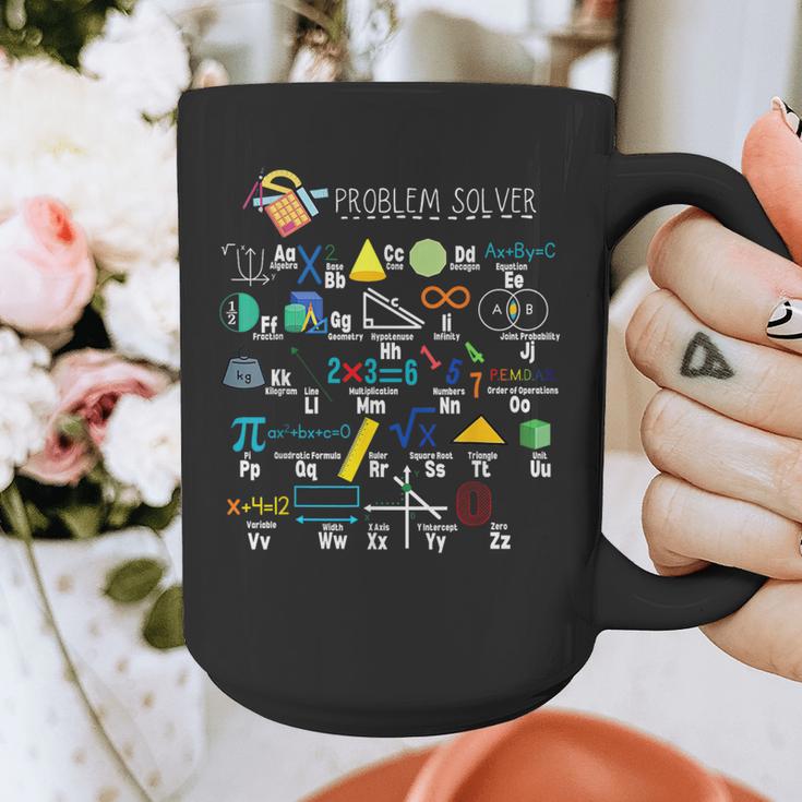 Problem Solver Math Alphabet ABC Teacher Students Graphic Print Coffee Mug, funny design Problem Solver Math Alphabet ABC Teacher Students Graphic Print Coffee Mug, funny design