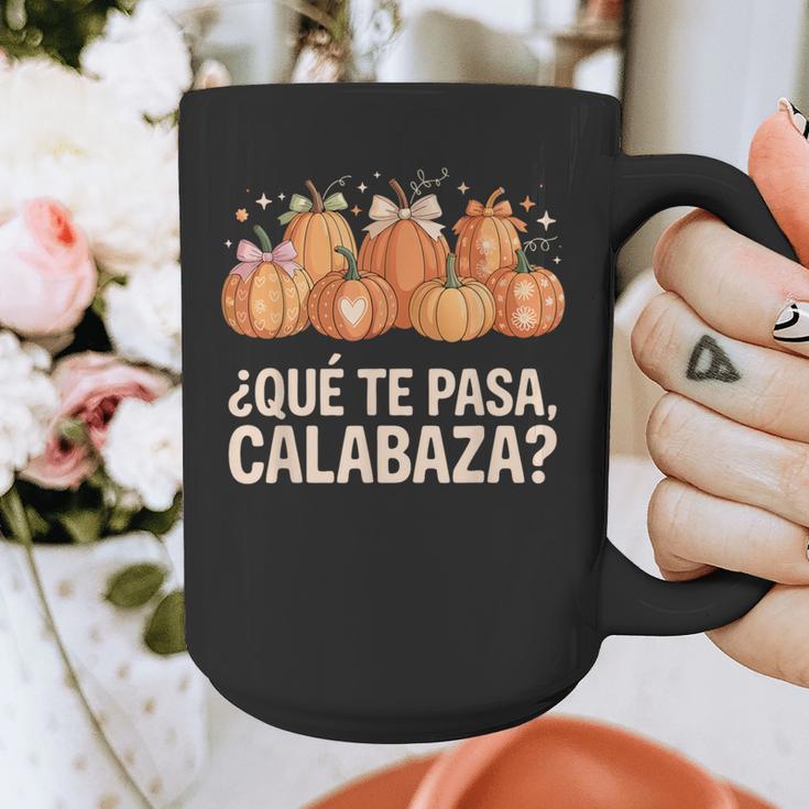Qué Te Pasacalabaza Fall Immersion Teacher Spanish Teacher Graphic Print Coffee Mug, funny design Qué Te Pasacalabaza Fall Immersion Teacher Spanish Teacher Graphic Print Coffee Mug, funny design