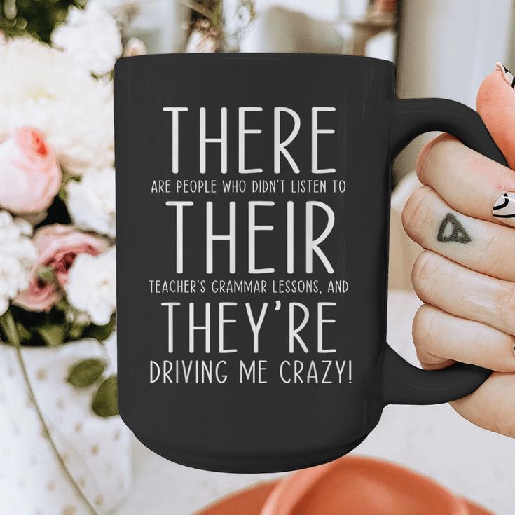 There Are People Who Didn't Listen To Their Teachers Grammar Graphic Print Coffee Mug, funny design There Are People Who Didn't Listen To Their Teachers Grammar Graphic Print Coffee Mug, funny design