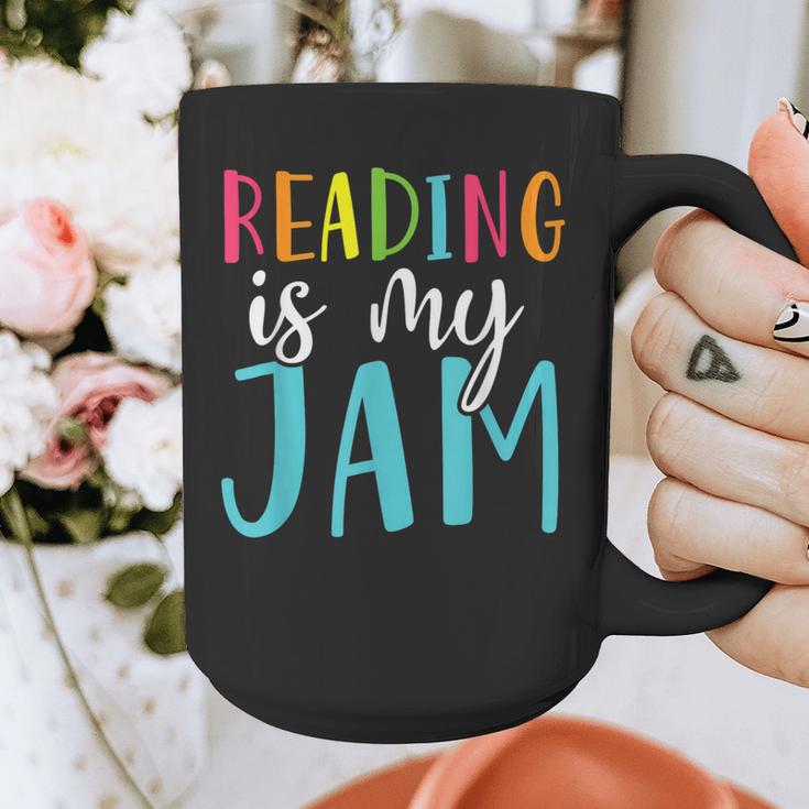 Reading Is My Jam Back To School Teacher Graphic Print Coffee Mug, funny design Reading Is My Jam Back To School Teacher Graphic Print Coffee Mug, funny design
