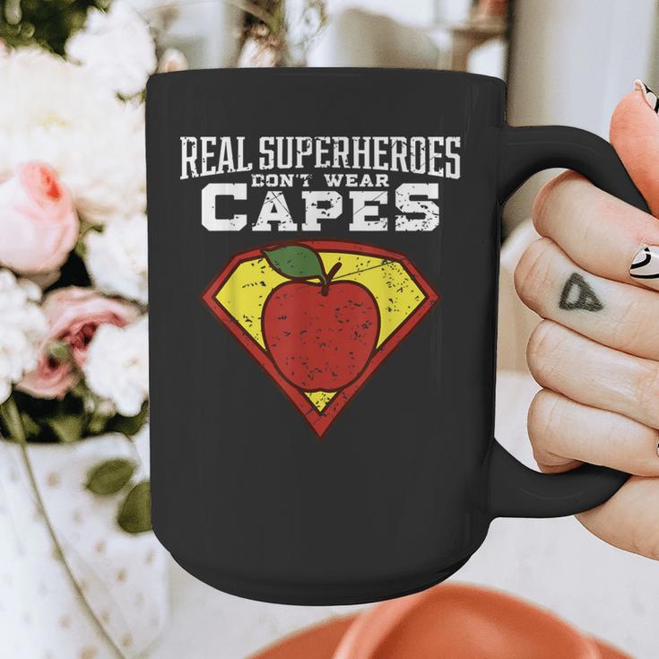 Real Superheroes Don't Wear Capes Teacher Shirt Teaching Te Graphic Print Coffee Mug, funny design Real Superheroes Don't Wear Capes Teacher Shirt Teaching Te Graphic Print Coffee Mug, funny design