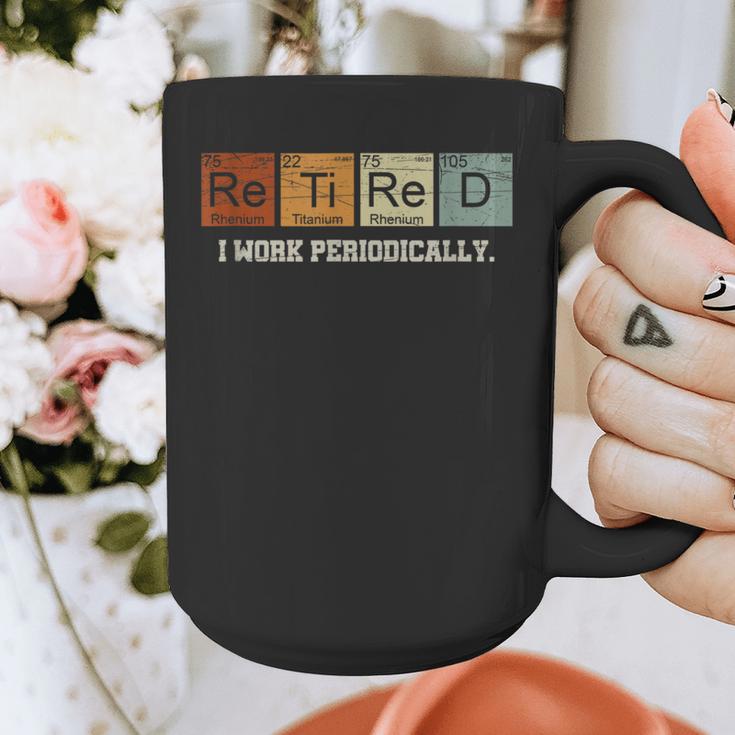 Retired Chemistry Teacher Science Retirement Chemistry Graphic Print Coffee Mug, Science Teacher Gifts, funny design