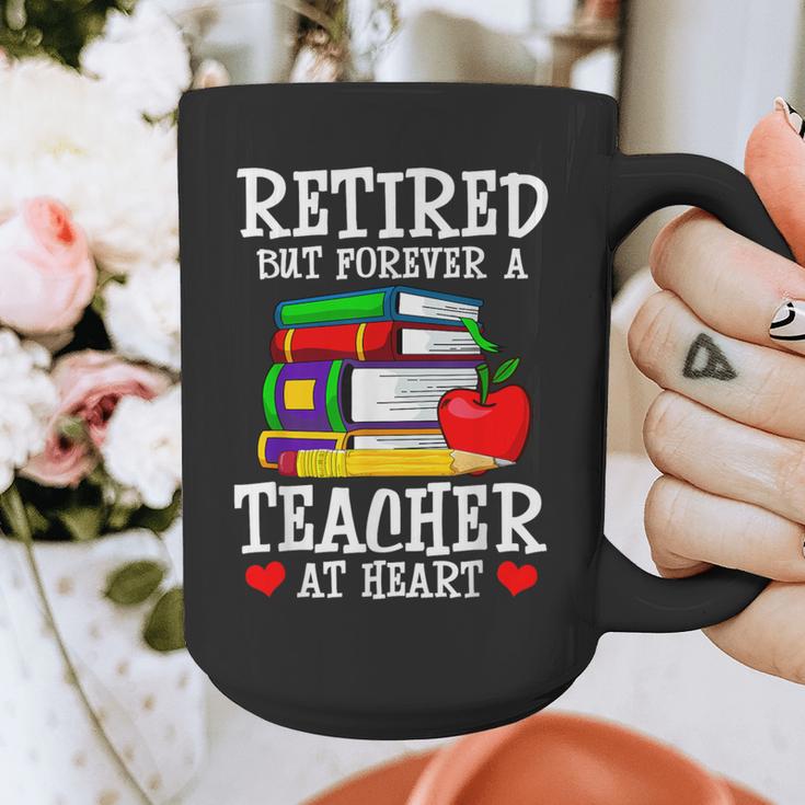 Retired But Forever a Teacher At Heart Teacher Retirement Graphic Print Coffee Mug, funny design Retired But Forever a Teacher At Heart Teacher Retirement Graphic Print Coffee Mug, funny design