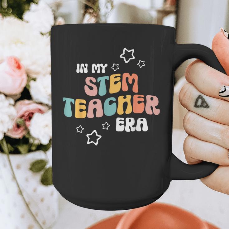 Retro Boho Math Science Professor In My STEM Teacher Era Graphic Print Coffee Mug, Science Teacher Gifts, funny design