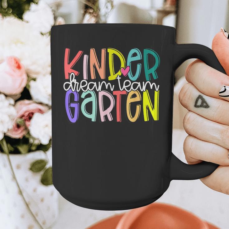 Retro Kindergarten Dream Team Back To School Teacher Kids Graphic Print Coffee Mug, funny design Retro Kindergarten Dream Team Back To School Teacher Kids Graphic Print Coffee Mug, funny design
