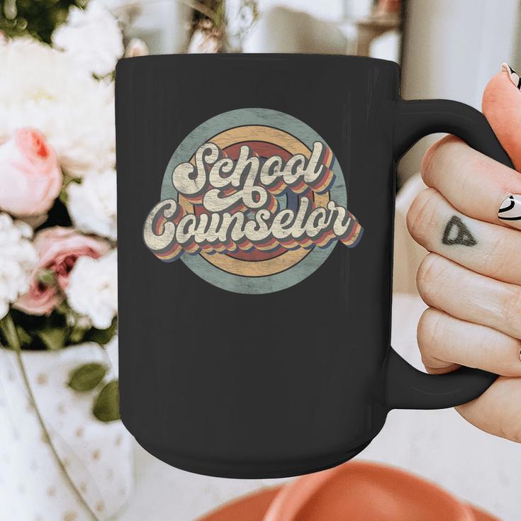 Retro School Counselor Back To School Teacher Squad Crew Graphic Print Coffee Mug, funny design Retro School Counselor Back To School Teacher Squad Crew Graphic Print Coffee Mug, funny design
