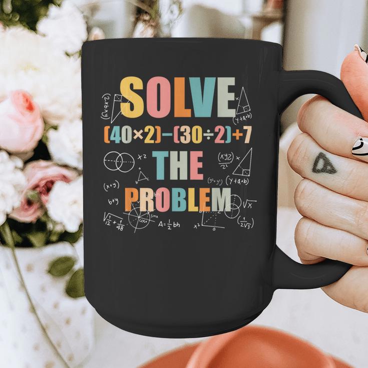 Retro Solve The Problem 67 Meme Joke Math Teacher Graphic Print Coffee Mug, funny design Retro Solve The Problem 67 Meme Joke Math Teacher Graphic Print Coffee Mug, funny design